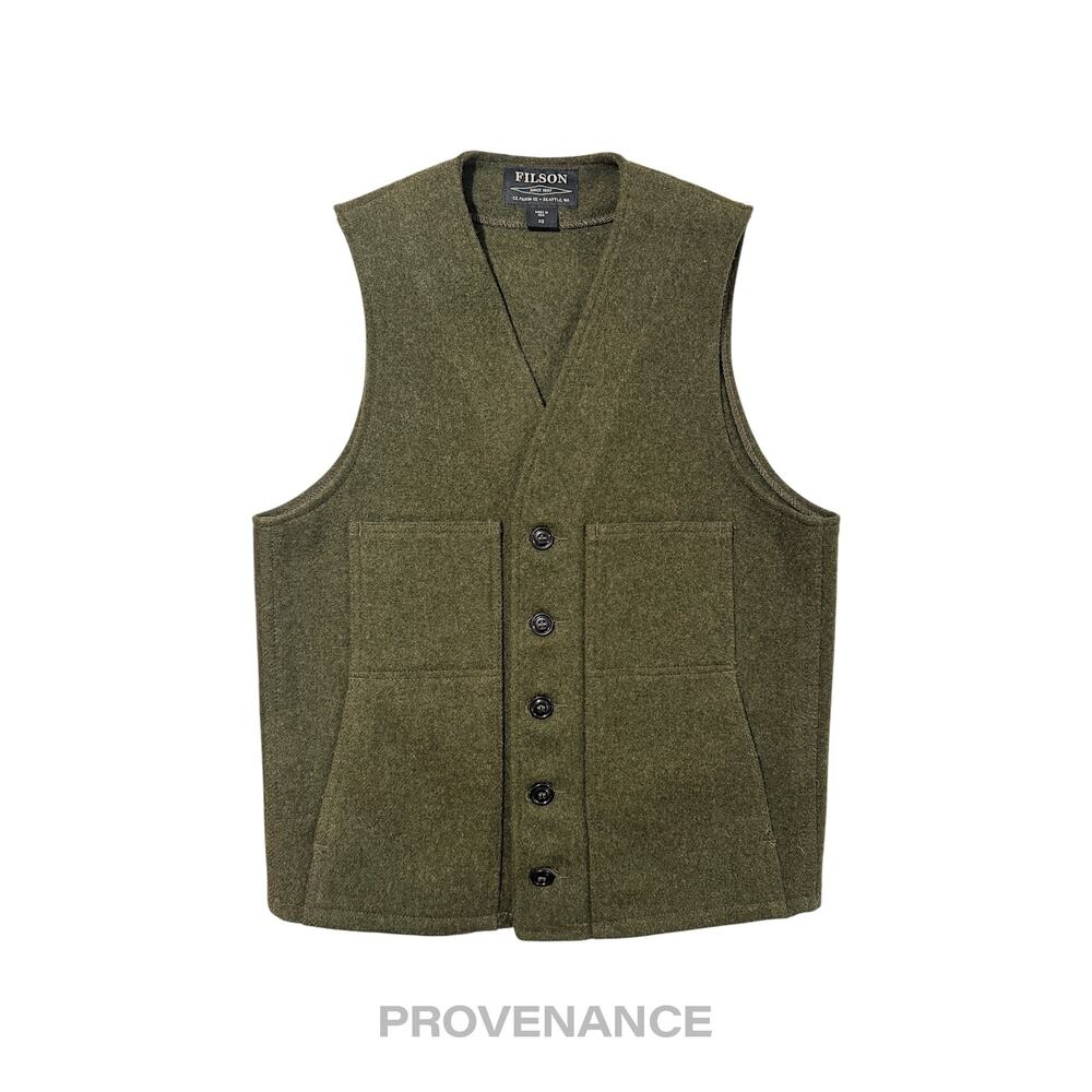 🔴  Filson Mackinaw Wool Vest - Forest Green XS